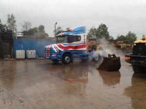 Prep for Cosford diamond jubilee parade