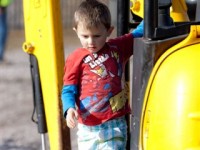 Young JCB driver
