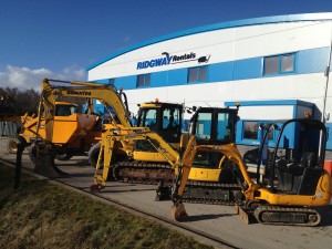 Plant hire Shropshire mini digger dumper roller