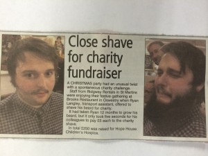 charity beard shave