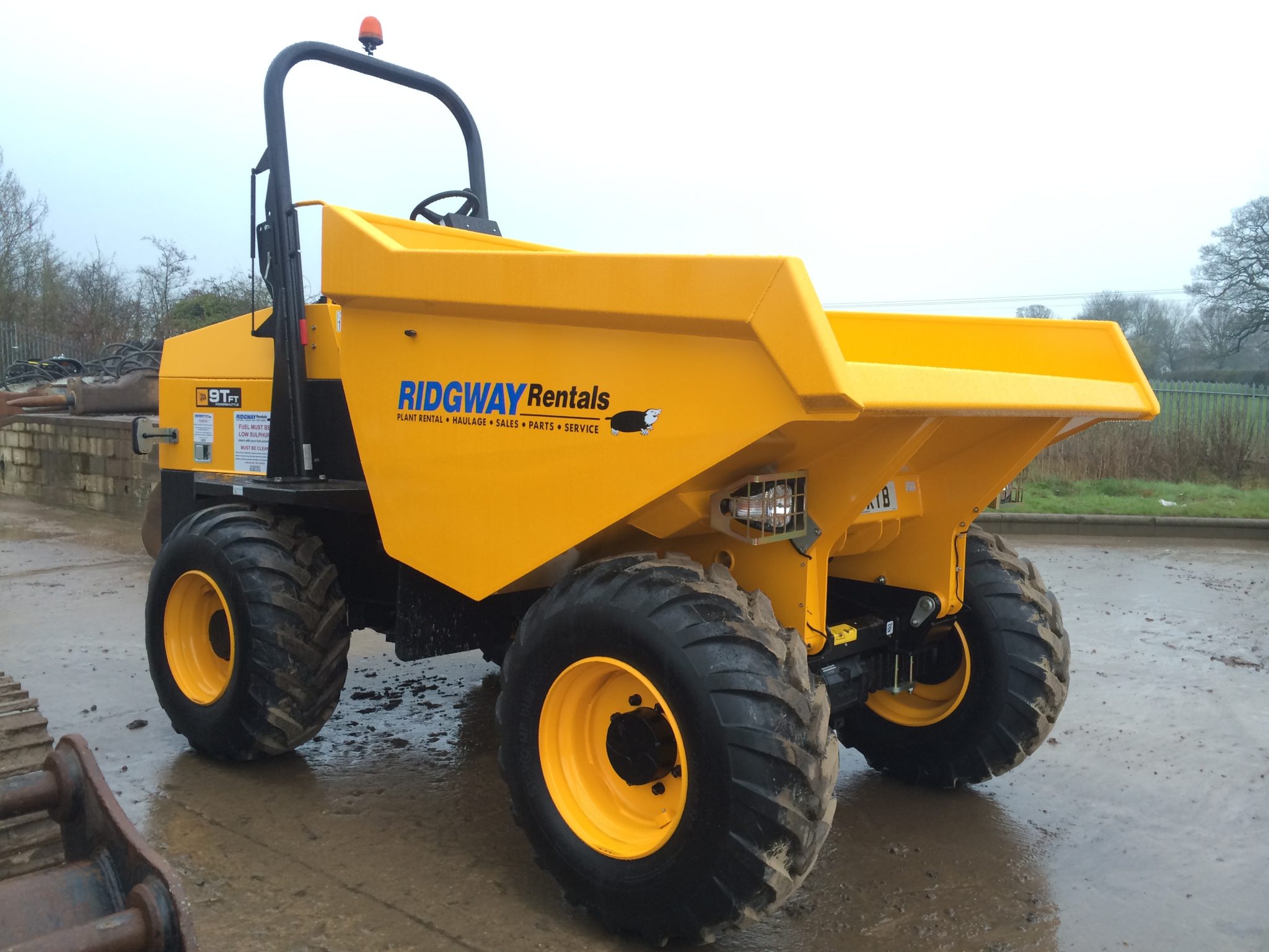 9 Ton Dumper Hire Nationwide Hire Ridgway Rentals