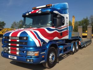 Union jack lorry