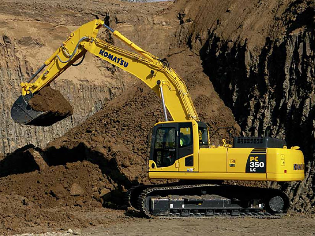 35 Ton Excavator rental - Komatsu PC350 Excavator