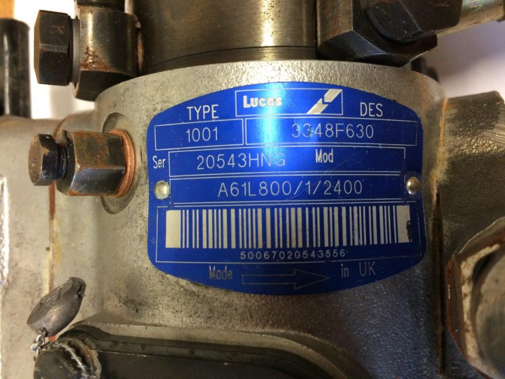 Fuel Injection Pump J919974