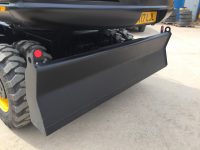 wheeled excavator hire with dozer blade