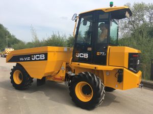 Cabbed Dumper Hire from JCB