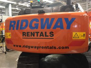 New Hitachi Excavators - Ridgway's Hitachi zx210 going straight out to Hillhead