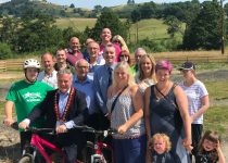 Llanfyllin Bike Track opening
