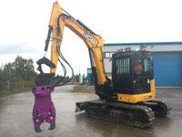 concrete cracker hire with 8 ton digger 2