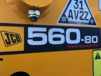 JCB 560 80 Wastemaster Blue High Visability Strobes