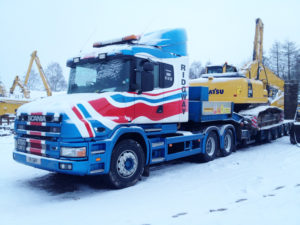 Ridgway Plant Haulage Bully in snow