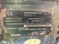 HM300 Dump Truck Engine ID Plate 10488