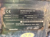 HM300 Dump Truck Engine ID Plate 10488