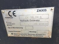 ZX130 Hitachi CE Certs 3032