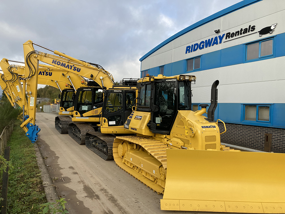 New Plant Hire Equipment Arrives at Ridgway 2020