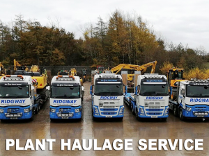 Plant haulage service at Ridgway