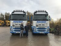 Ridgway Plant Haulage New Volvo Trucks