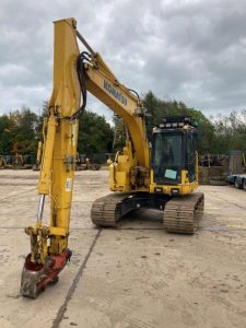 Komatsu PC138US-11 Serial number 50506 Front View