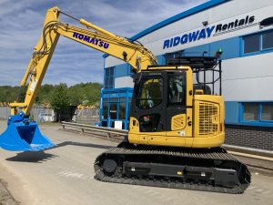 NEW Komatsu PC138 Thirteen ton excavator available for nationwide hire