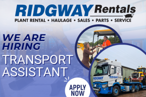 WE ARE LOOKING TO HIRE A TRANSPORT ASSISTANT AT RIDGWAY RENTALS 