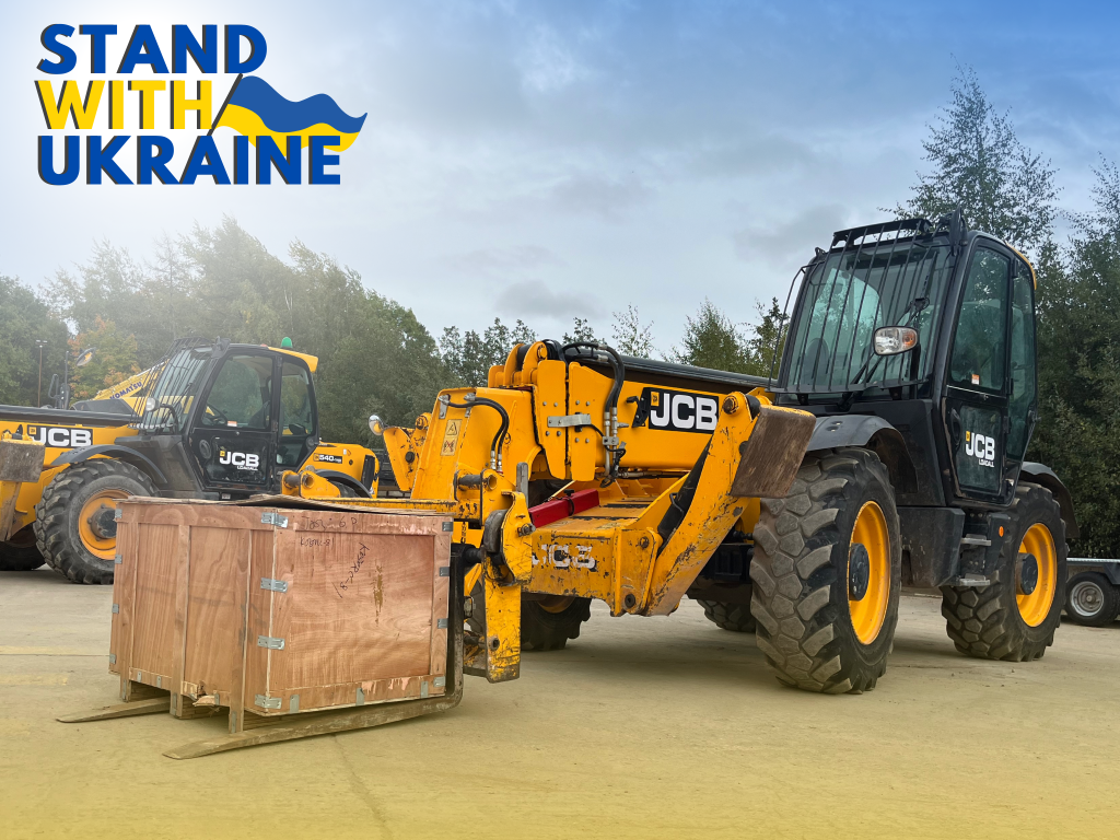Ridgway Rentals supply JCB Telehandler to Ukraine