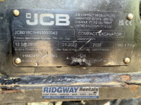 JCB 16C Mini digger serial number