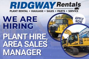 plant hire, area sales manager