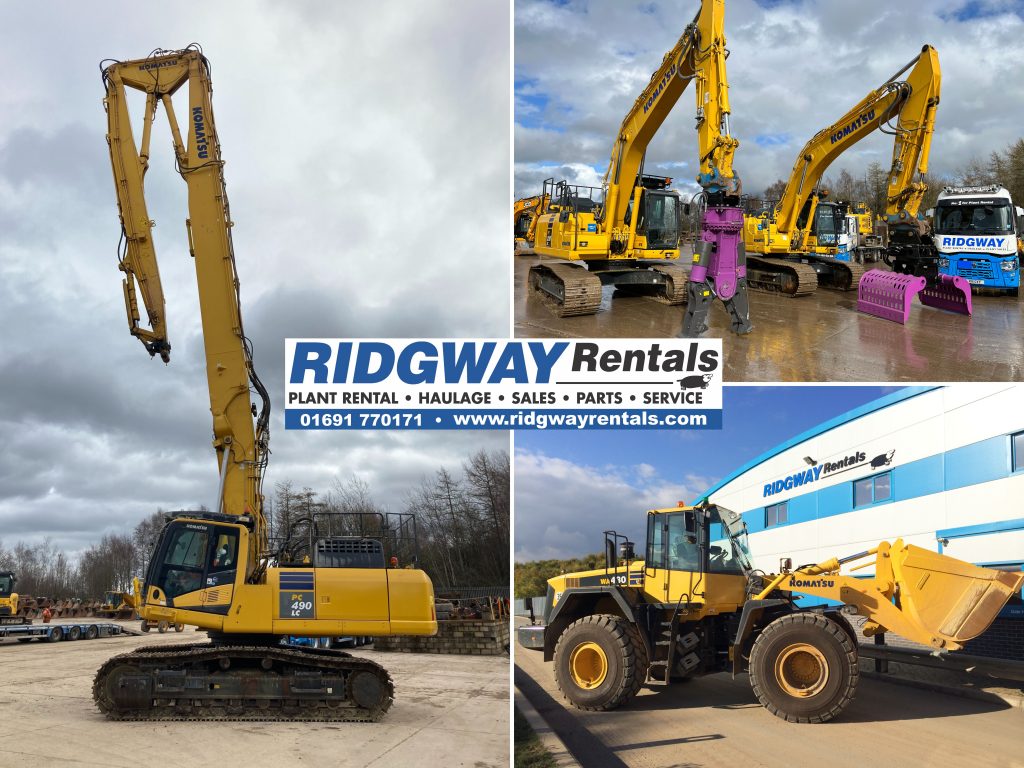Ridgway Rentals Demolition equipment available Nationwide