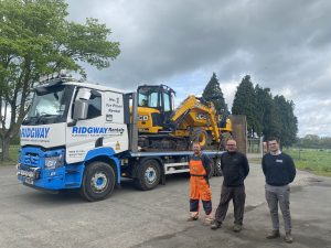 Ridgway Rentals gets to work with Oswestry Rugby Club