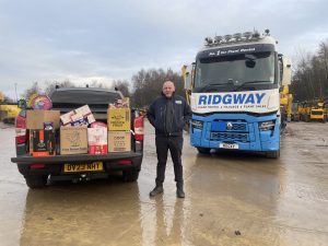 Christmas food bank delivery