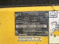 Komatsu serial plate