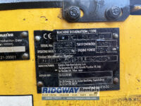 Komatsu PC138US serial plate