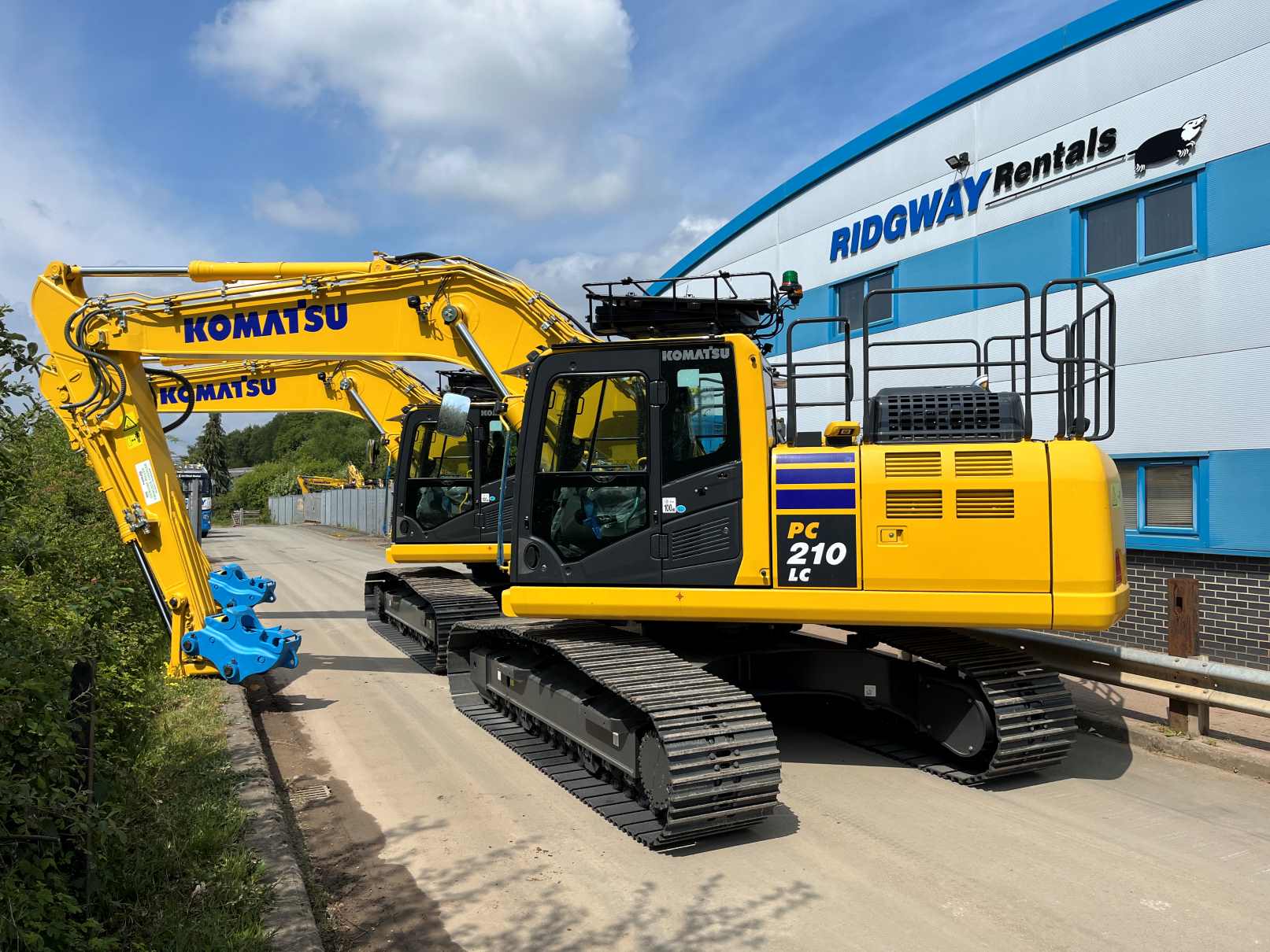 New Komatsu PC210 excavators- Ridgway Rentals
