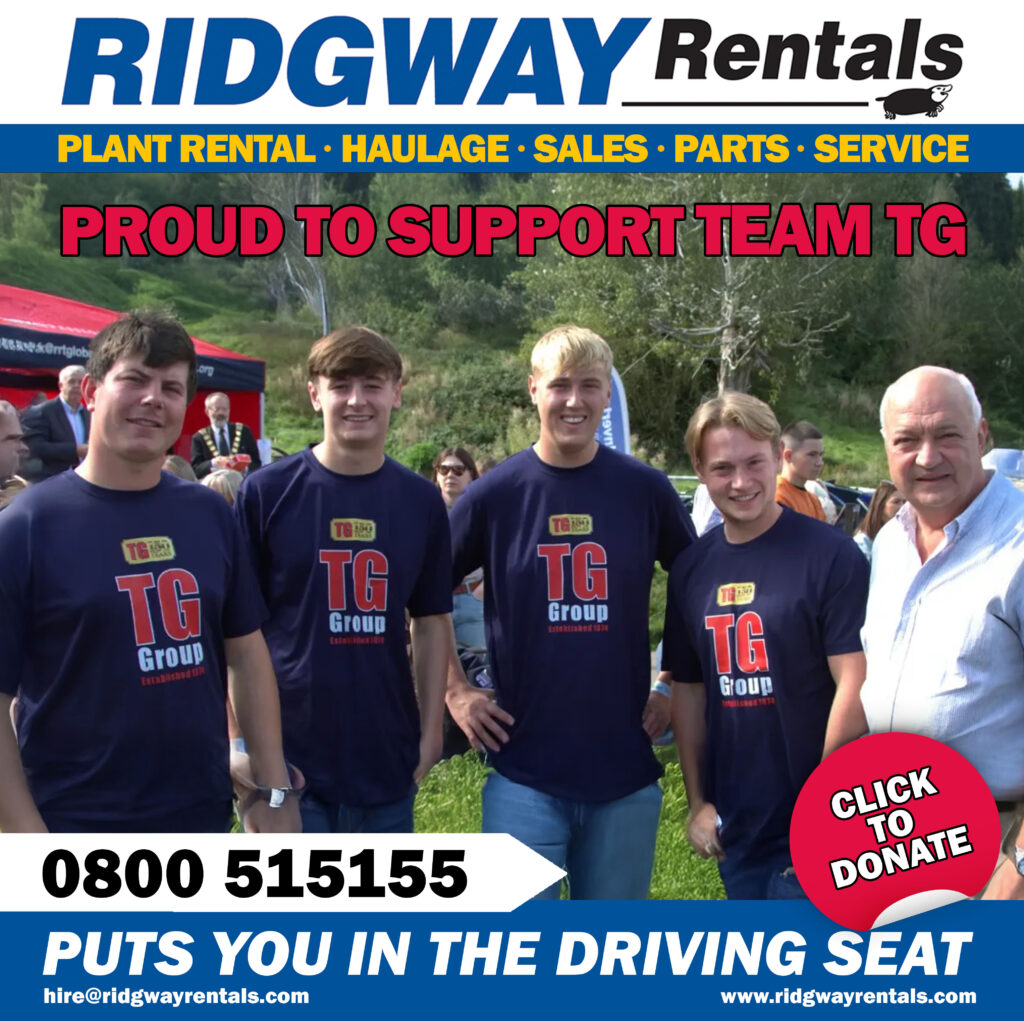 Ridgway supporting TG group Coracle Team