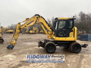 Komatsu PW98 Wheeled Excavator