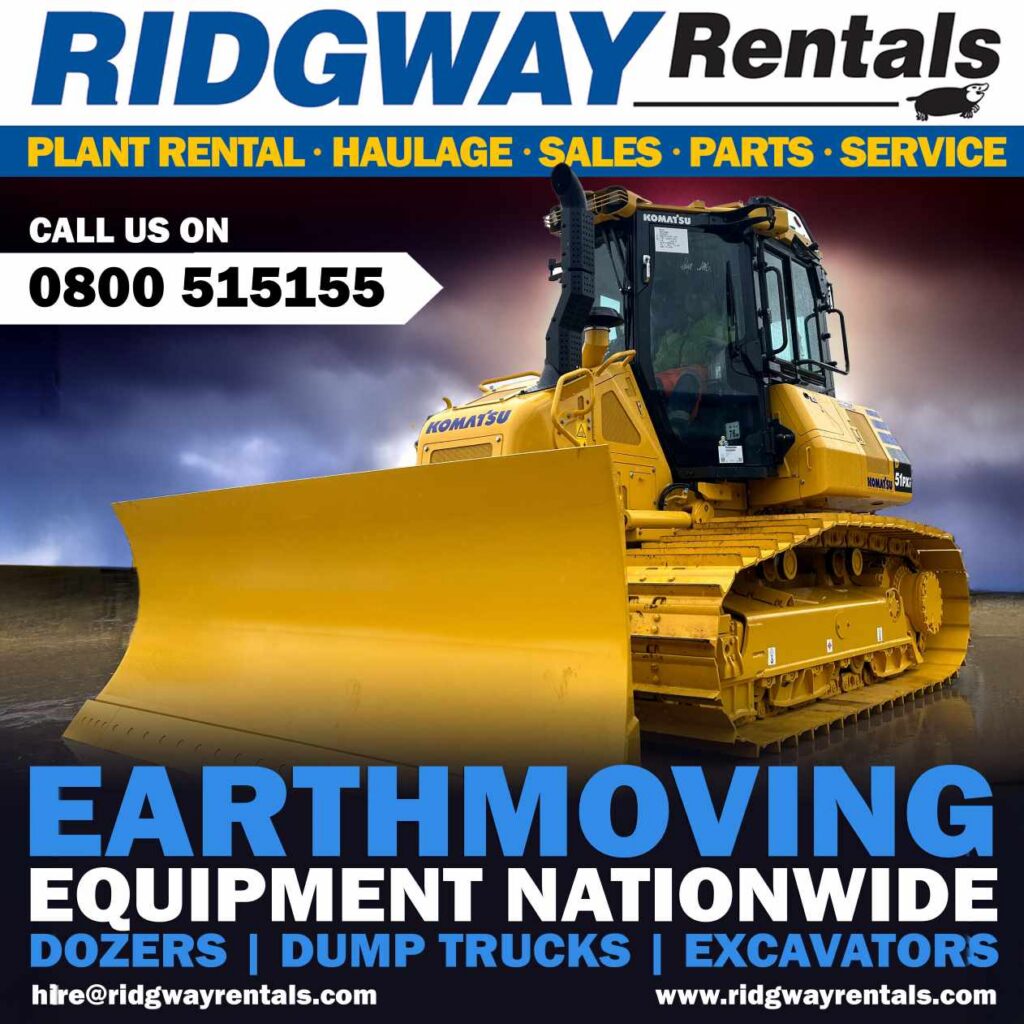 Earthmoving Equipment Available to Hire at Ridgway Rentals