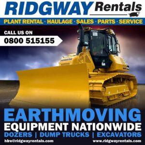 Earthmoving Equipment Available to Hire at Ridgway Rentals