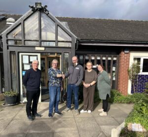 Village hall donation