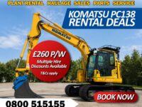 Komatsu PC138 Hire Deals