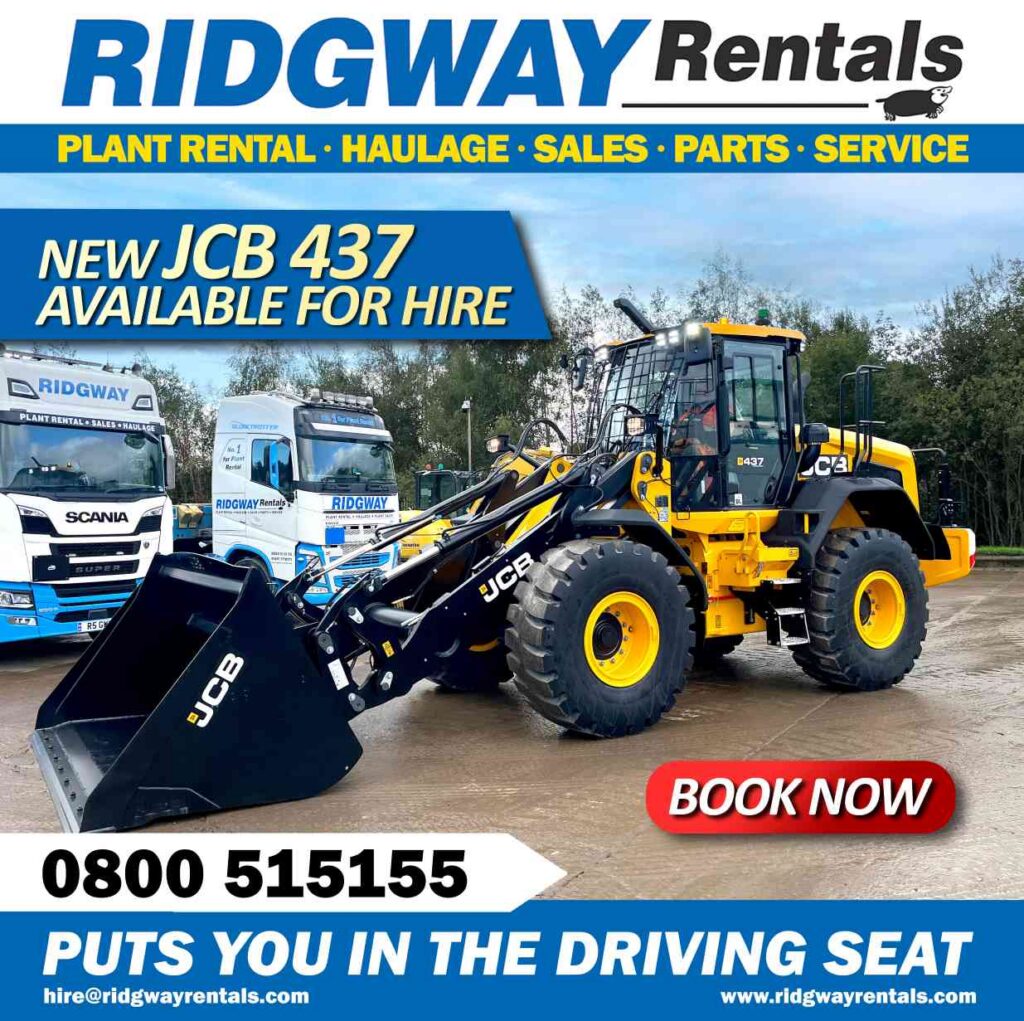 New JCB 437 Available for hire